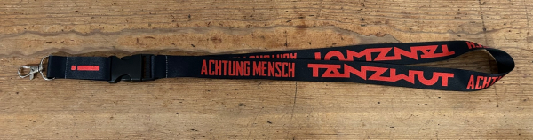 Lanyard Tanzwut ACHTUNG MENSCH!